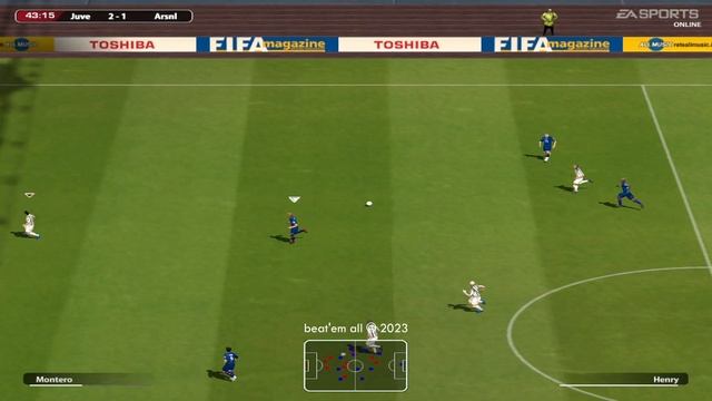 Playing FIFA 2005 Online in 2023 - Juventus VS Arsenal смотреть онлайн