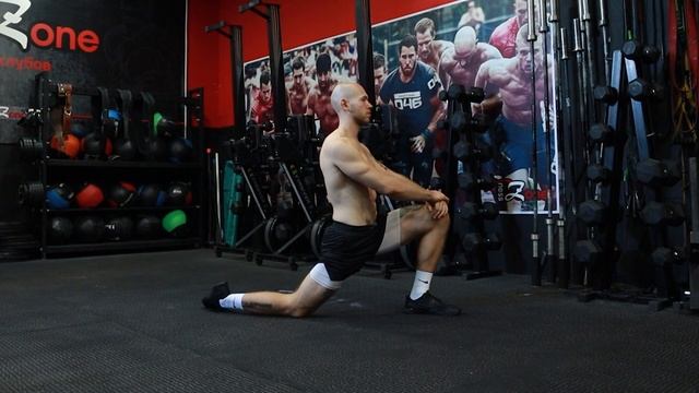 Растяжка ППБ стоя на колене | Демонстрация смотреть онлайн