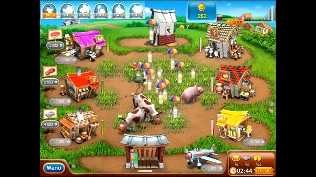 Farm frenzy 2 only GOLD (level 68) Cheese street 3 Веселая ферма 2 Сырная 3 (уровень 68) Золото смотреть онлайн