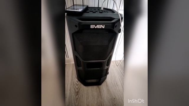 колонка SVEN, небольшая но звук ?, заряд держит до 2х дней постоянно включён, испытывали всё лето смотреть онлайн