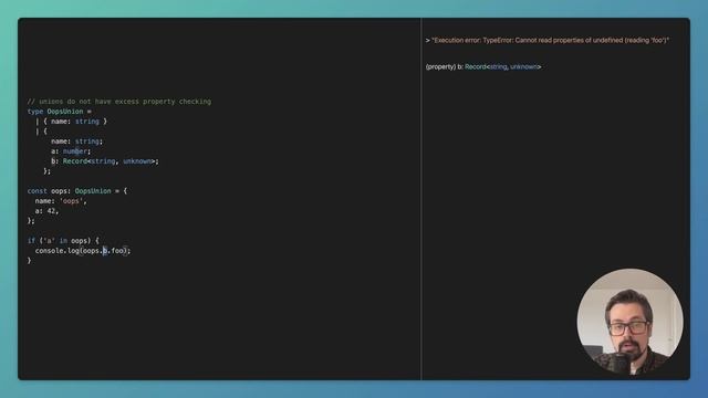 Типовий TypeScript: discriminated unions смотреть онлайн