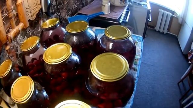 Компот из черешни без стерилизации смотреть онлайн