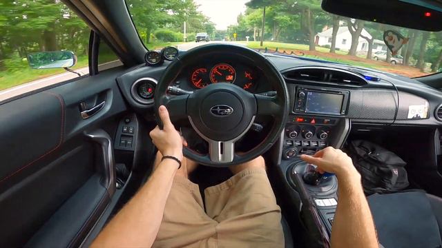 TURBO SUBARU BRZ POV DRIVING смотреть онлайн