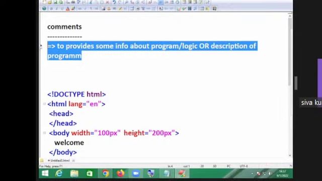 Chandrakant Shrivastava's -31/08/22-JAVA FULL STACK DEVELOPEME(HTML CSS JS) смотреть онлайн