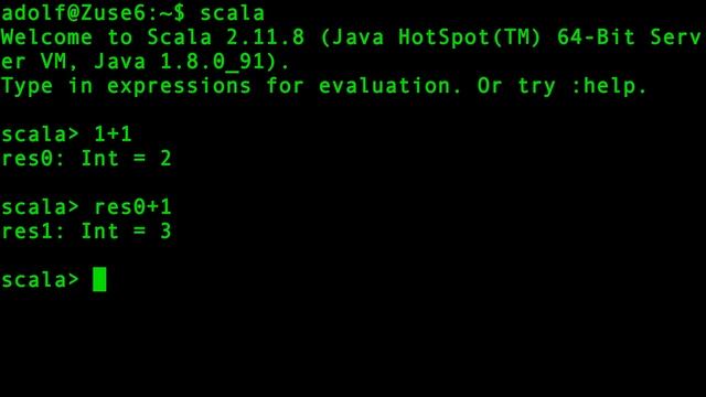 Einführung in Scala, 1.1. Val смотреть онлайн