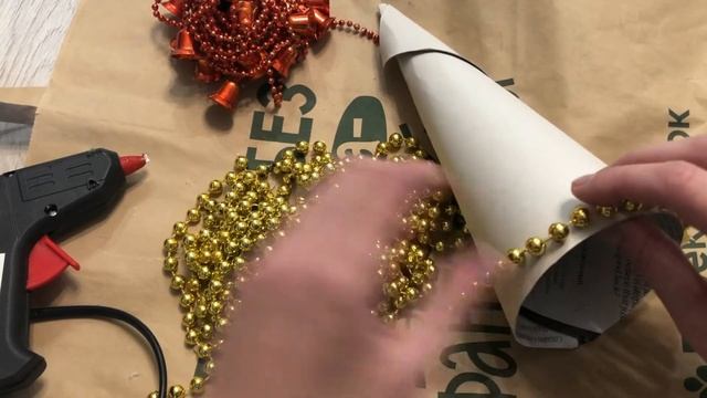 Елка из бус своими руками смотреть онлайн