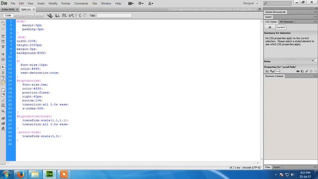Scroll top to the bottom of a page with jquery смотреть онлайн