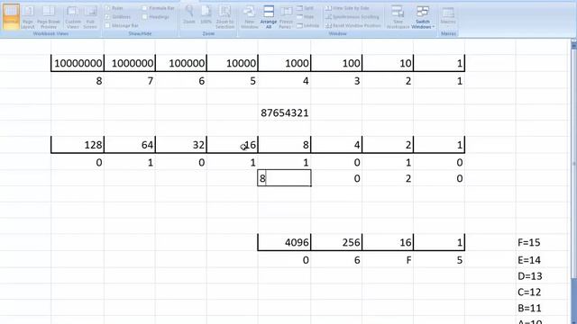 How to easily change hexadecimal or binary into decimal numbers смотреть онлайн