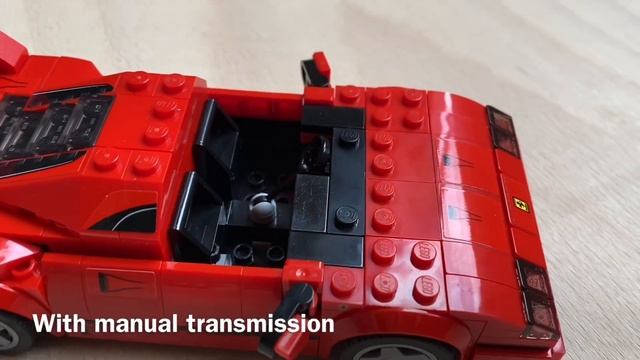 LEGO Ferrari F40 - Review - MOC Car - 8 Stud Wide - 2 Seat ( 76895 - 75890 ) смотреть онлайн
