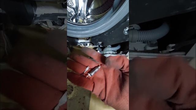 ремонт стиральной машинки LG ошибка Te температурный датчик
