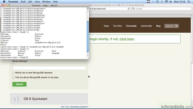 MongoDB Tutorial | Installing MongoDB On A Mac - Part 1 смотреть онлайн