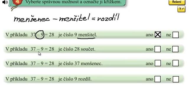 Matýskova matematika 5.díl, strana 46, cvičení 4