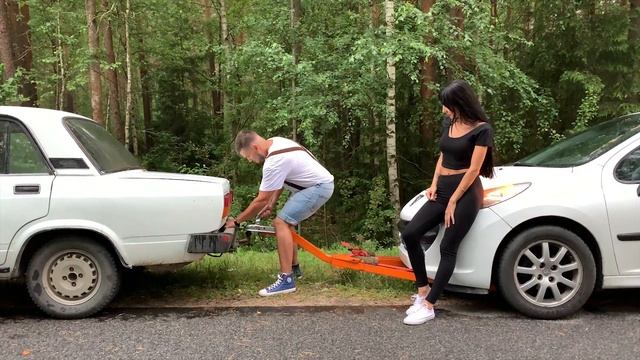 Универсальная жесткая сцепка для буксировки автомобилей | avtoscepka.ru смотреть онлайн