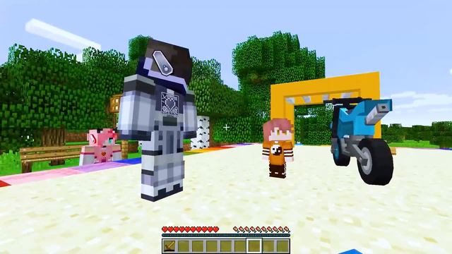 Adopted By BOTS In Minecraft! смотреть онлайн