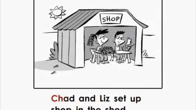 Hooked on phonics - First grade level — Чед и Лиз открывают магазин (Chad and Liz set up shop) смотреть онлайн
