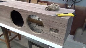 Изготовление напольных акустических систем для проекта AHStudio Music Hall