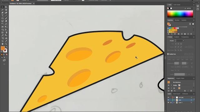 Illustrator Tutorial - Easy Create a vector logo Design From a Sketch (HD) смотреть онлайн