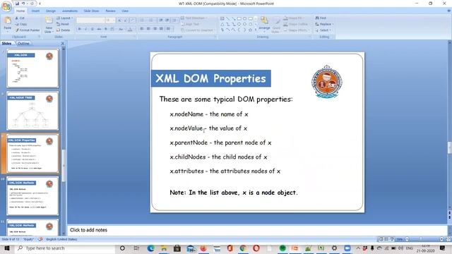 XML DOM || WT || CSE || SRKR смотреть онлайн
