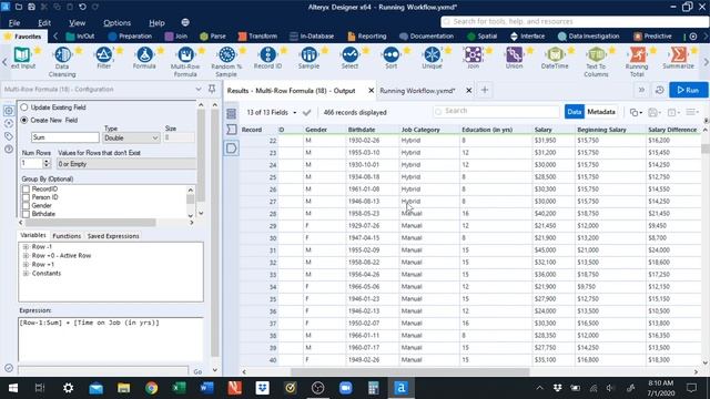 "Running Total" and "Summarize" Tools (Video #7) смотреть онлайн