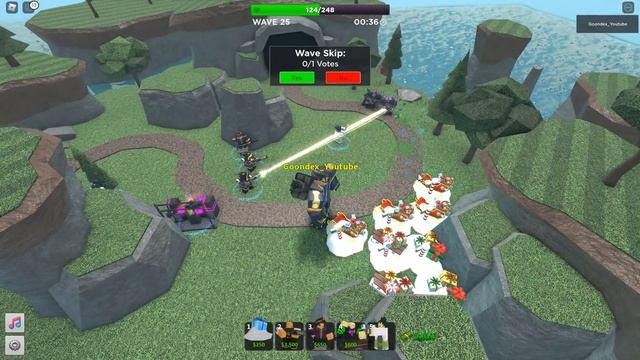 Solo Accelerators and Support Fallen Mode Roblox Tower Defense Simulator смотреть онлайн