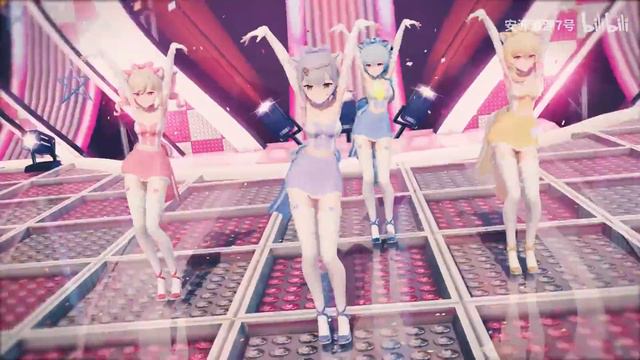 【Genshin Impact MMD／4K／60FPS】Lumine & Barbara & Noelle & Ganyu【KKILI KKILI】 смотреть онлайн
