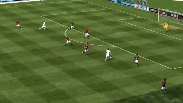 Невероятный гол Вучинича в сетевой игре!!! смотреть онлайн