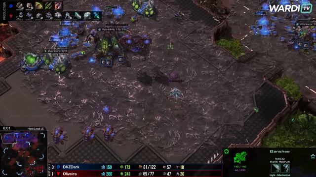 Dark vs Oliveira (ZvT) - Kung Fu Cup 6 [StarCraft 2] смотреть онлайн