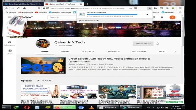 VLC media player Download and Install on Windows 7/8/8.1/10 Urdu/Hindi | Qaiser Info Tech смотреть онлайн