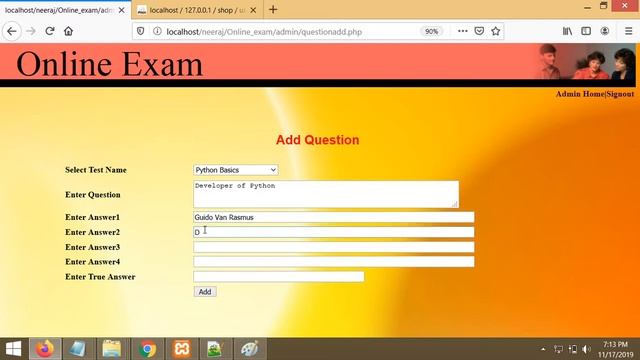 PHP MYSQL Project - Simple Online Quiz System Project смотреть онлайн