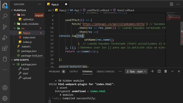 fetch y axios en React смотреть онлайн