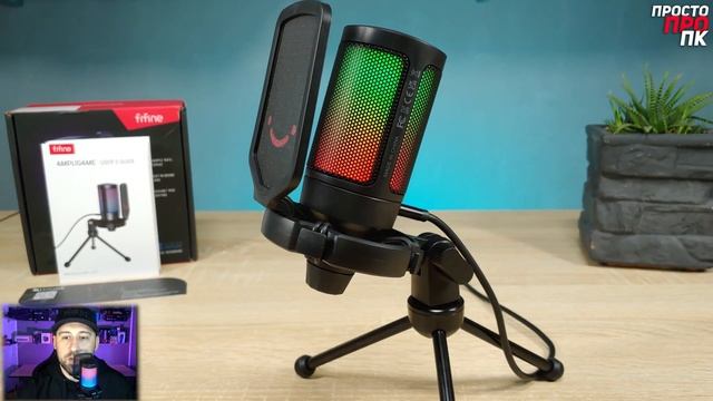 ?Достойный бюджетный микрофон с Aliexpress – FIFINE AMPLIGAME ? смотреть онлайн