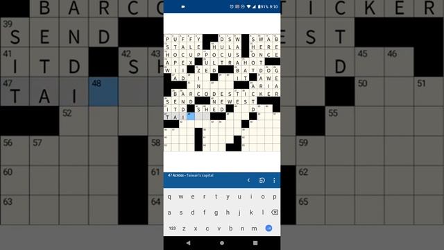 Solving the USA Today Crossword ★ 4/14/2022 (Thursday puzzle) ★ "Middle C's" смотреть онлайн
