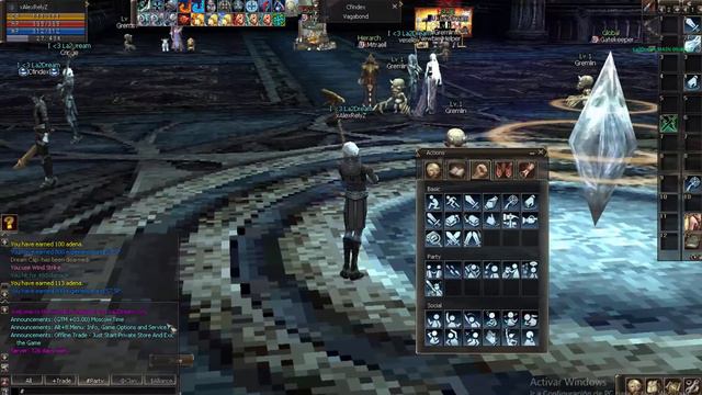 Ventanas acopables de consumibles y de Chat - Epic Lineage 2 смотреть онлайн