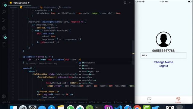 #3 React Native Chat App - Profile Picture смотреть онлайн