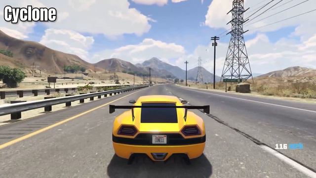 GTA 5 ONLINE - CYCLONE VS TEZERACT VS IMORGON (WHICH IS FASTEST?) смотреть онлайн