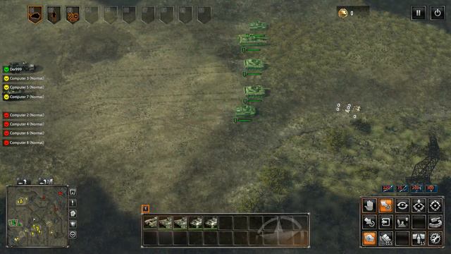Sudden Strike 4-[GP5] "Trying out the hellcats!" (Clark-Allied Armored-Twin Towns-Domination) смотреть онлайн