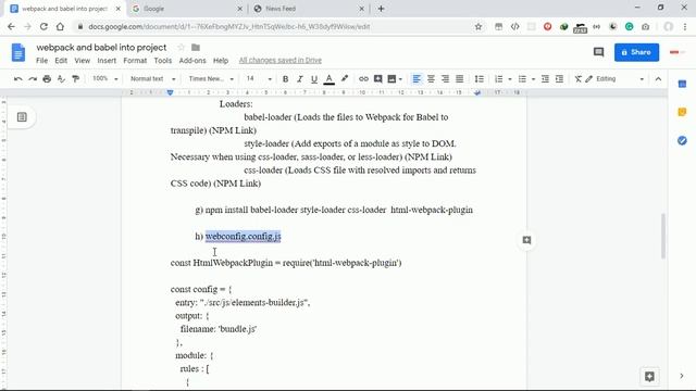 Webpack and Babel Tutorial - Adding setup into project смотреть онлайн