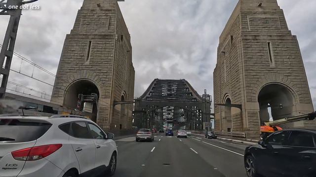 Driving in Sydney: from Ultimo to Sydney Harbour Bridge and Artarmon смотреть онлайн