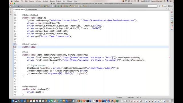TestNG Data Provider - How to get test data from Excel in Selenium using TestNG Data provider смотреть онлайн