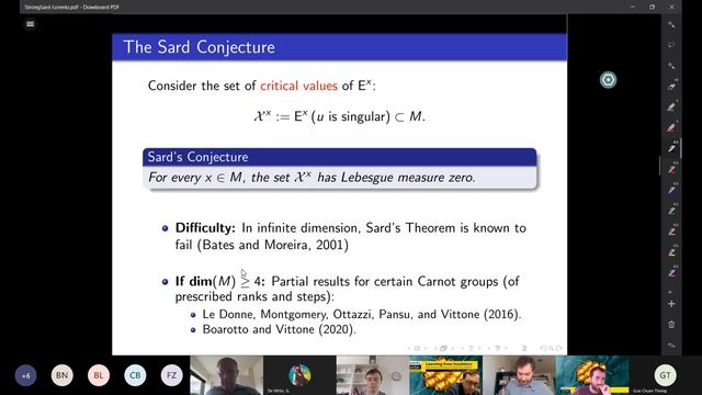André Belotto, Three dimensional Strong Sard Conjecture in sub-Riemannian geometry смотреть онлайн