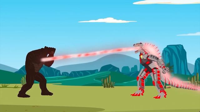 MECHAGODZILLA vs King Kong | Coffin Dance Song (Cover) смотреть онлайн