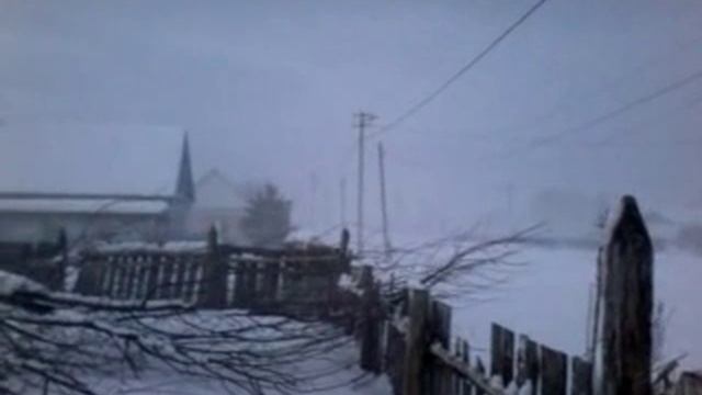 Буран в Башкирии, Кугарчинский район, с. Верхнебиккузино. смотреть онлайн
