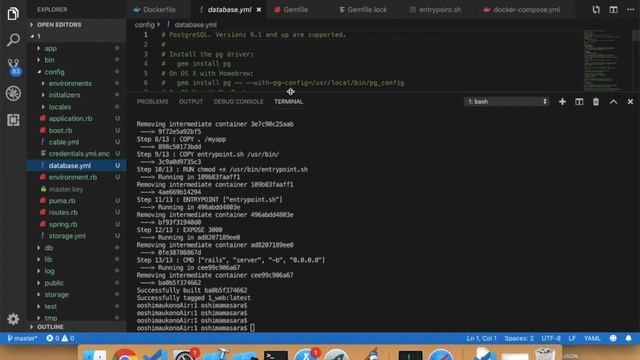【Dockerの使い方】MacのDockerにRailsをセット смотреть онлайн
