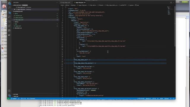 Convert an HTTP iAPP application to JSON-based config using the F5 Automation Config Converter смотреть онлайн