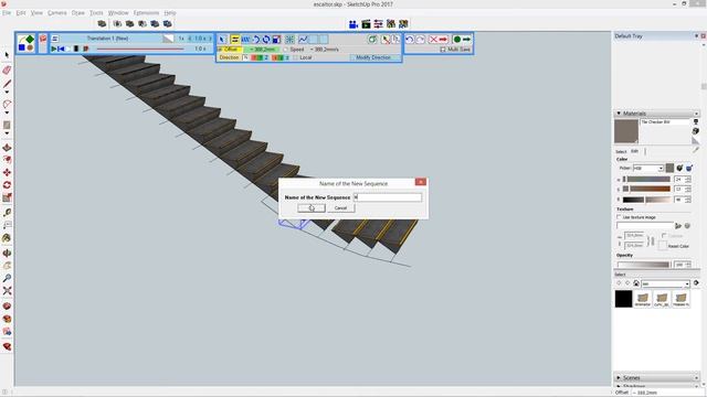 Creating an escalator animation with Animator for SketchUp смотреть онлайн