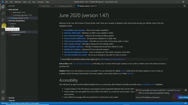 Visual Studio Code Installation | Editor For Web/ UI Technologies смотреть онлайн