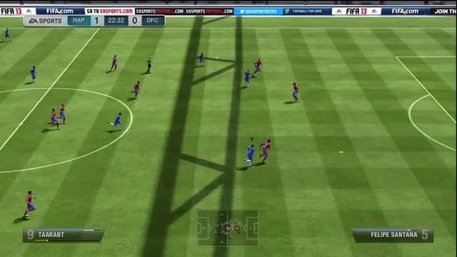 Fifa 13 1st half with mate :D смотреть онлайн