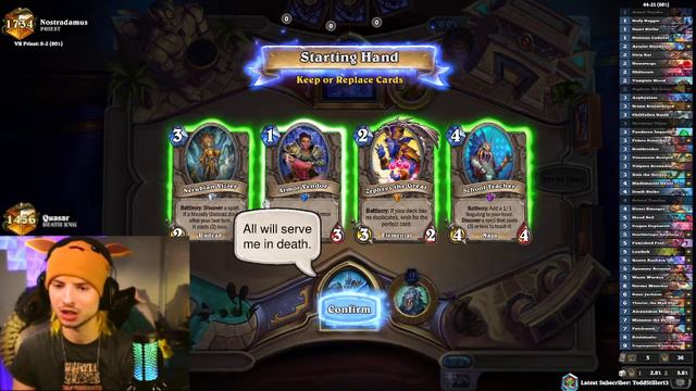 🔴Live Stream🔴 70% W|R Death Knight Deck! | Wild Hearthstone смотреть онлайн