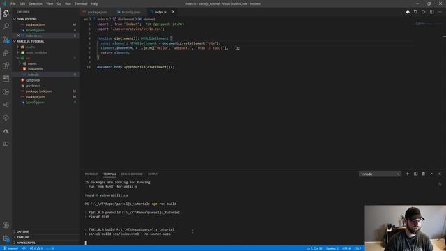 Adding Typescript to ParcelJS: Part 2 of 2 смотреть онлайн