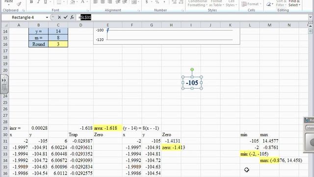 Excel Graph with Tangent Lines and Area Under the Curve pt 3 смотреть онлайн